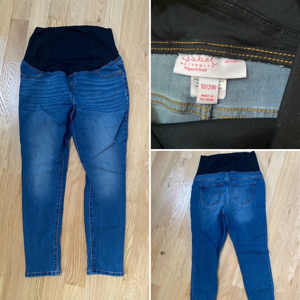 Isabel Maternity high rise jeggings, size 12